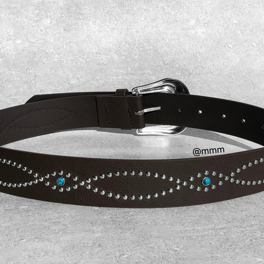 [Unisex] 웨스턴 터키석 벨트 상품이미지1