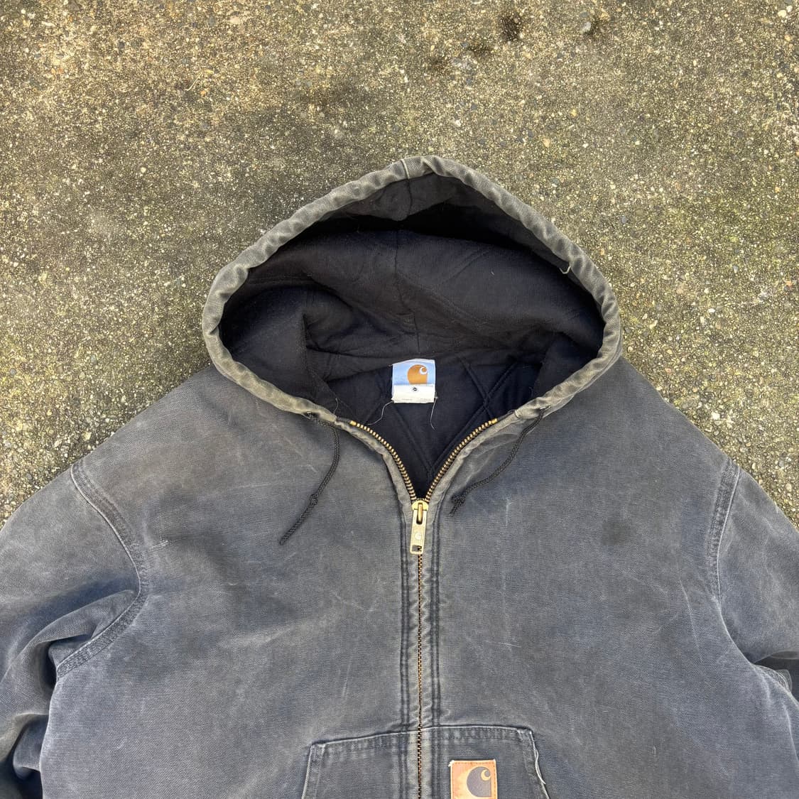 칼하트 j68 덕 액티브 워크자켓 챠콜 2xl 상품이미지2