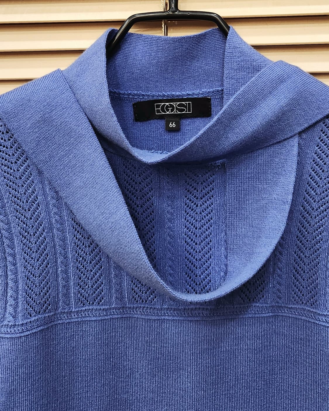 (새상품)에고이스트 타이포인트 스카시조직 슬림니트 상품이미지2