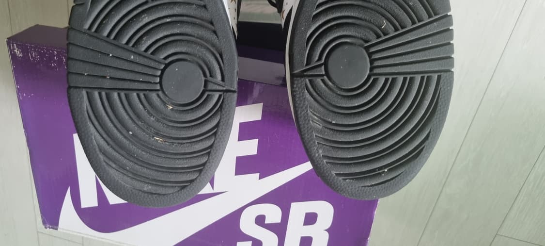 [극미중고] 나이키sb 슈프림 덩크로우 블랙 270 상품이미지3
