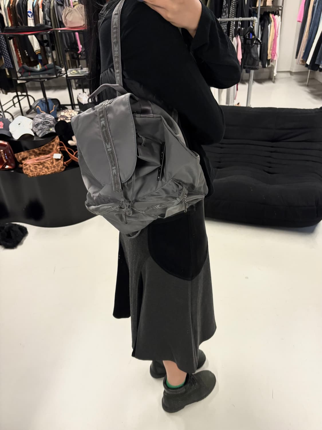 HIROKO KOSHINO SPORTS logo strap backpac 상품이미지1