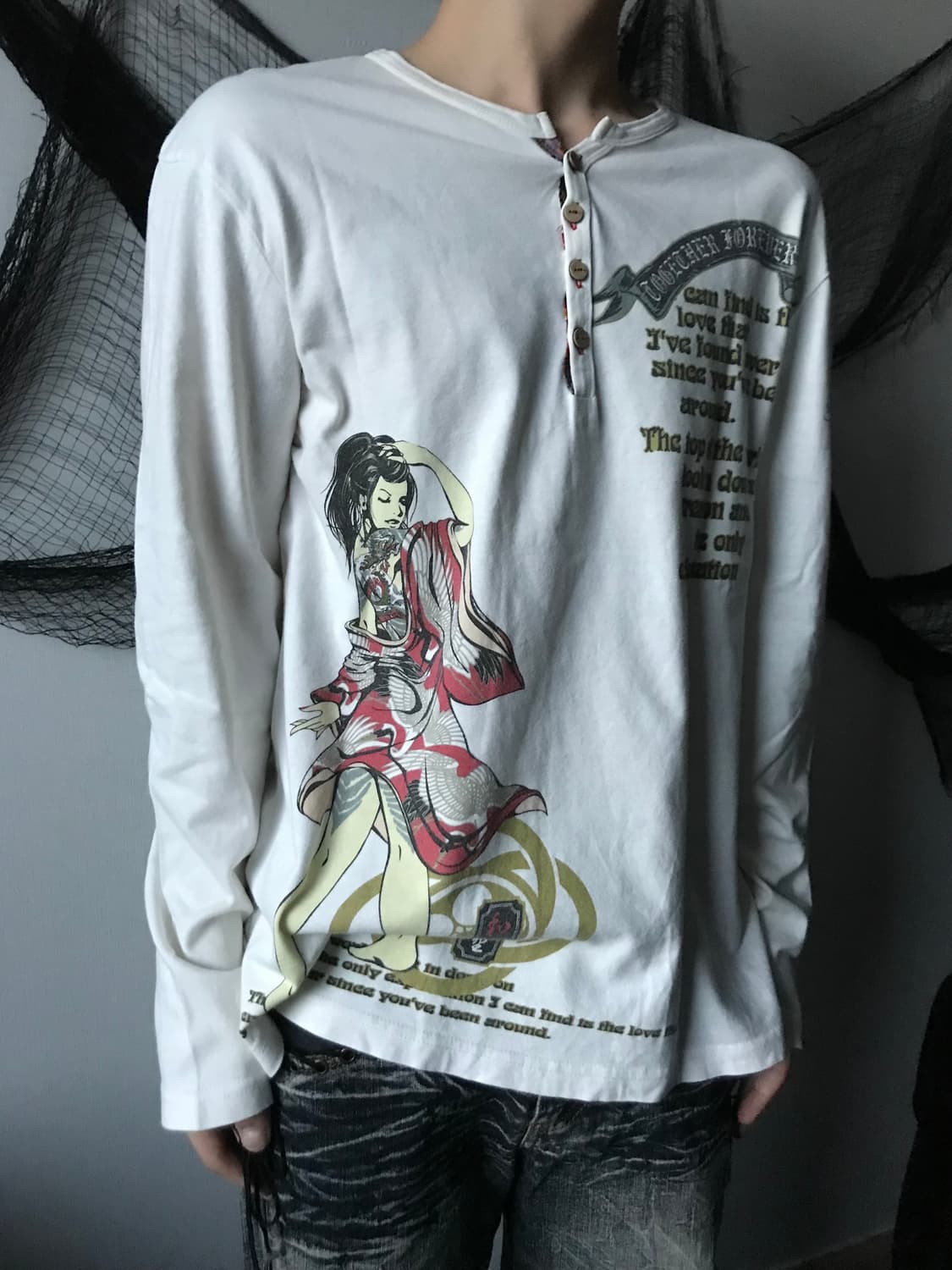 Japanese mood printing longsleeve  상품이미지6