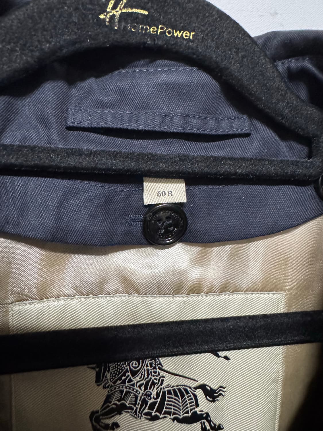 50R 버버리 프로섬 더블 트랜치 코트 상품이미지8