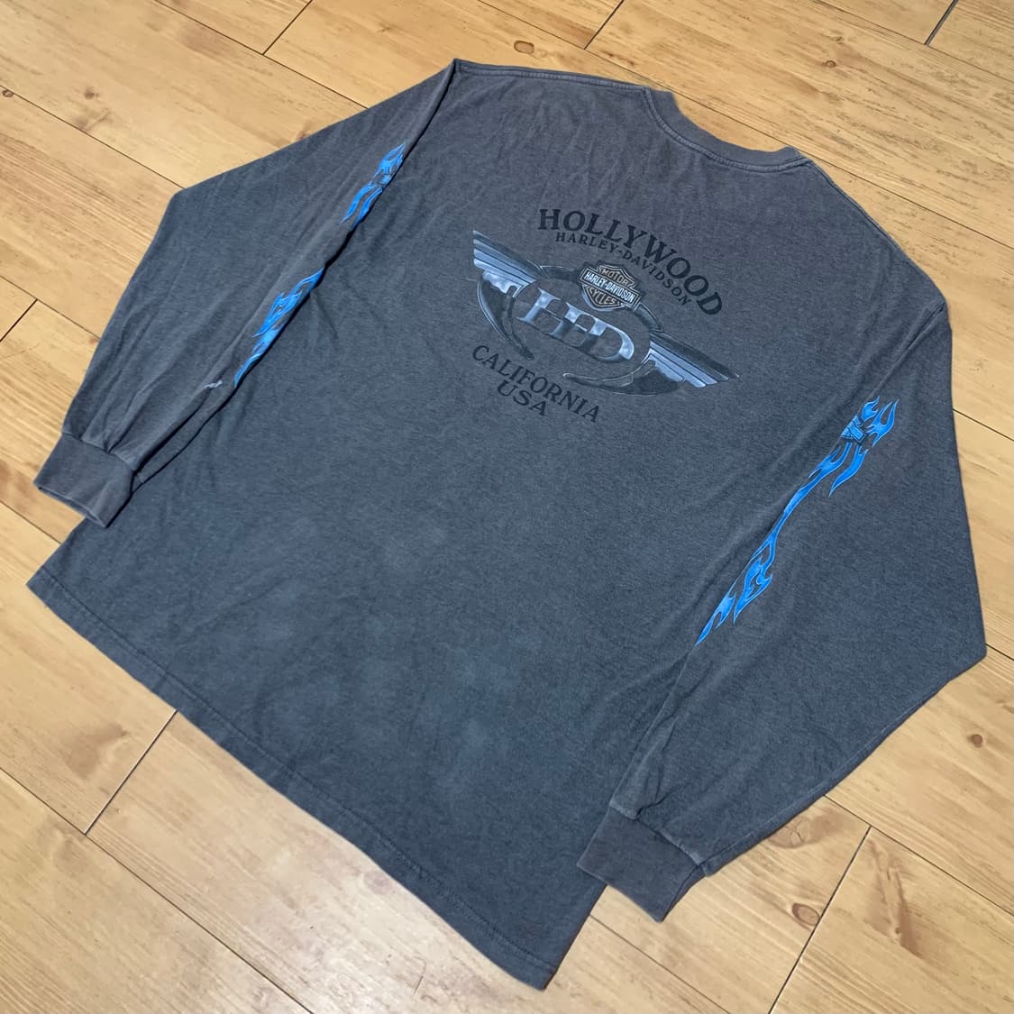 hd blue flame pocket long sleeve 상품이미지4