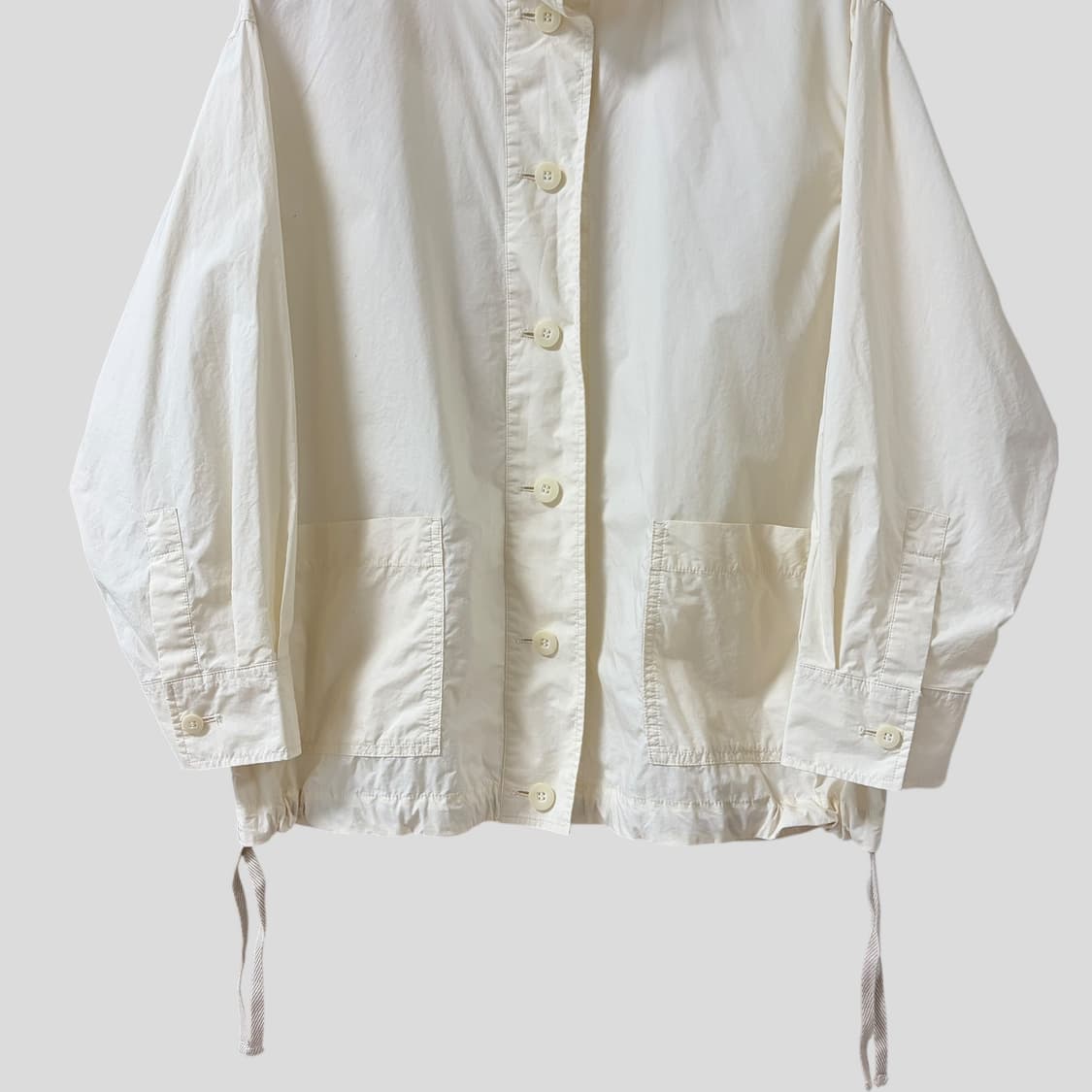 (여성L)유니클로 JW앤더슨 라이트 코튼 오버사이즈 자켓 상품이미지4