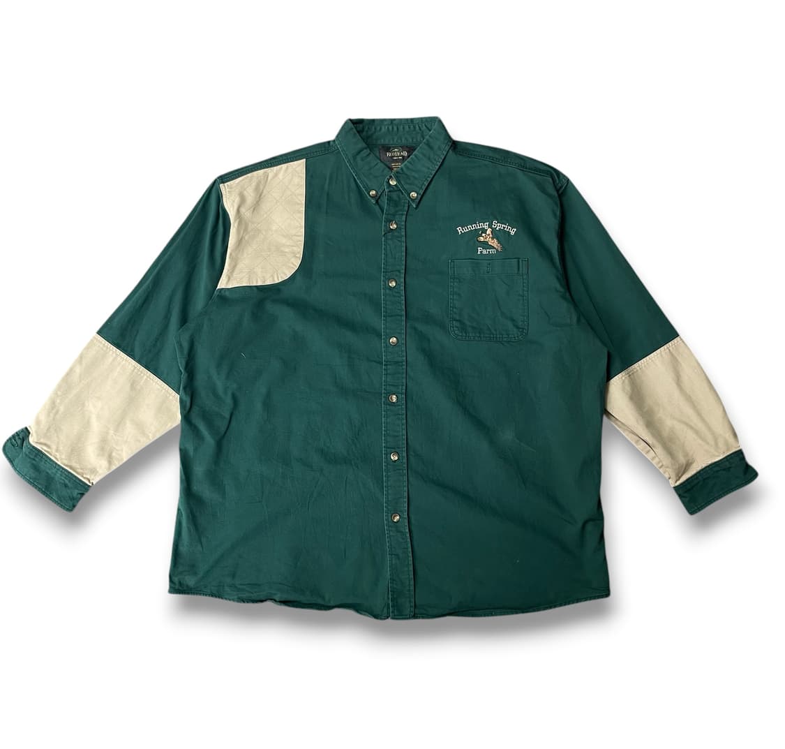 레드헤드 빈티지 자수포인트 코튼 워크셔츠 2XL 상품이미지1