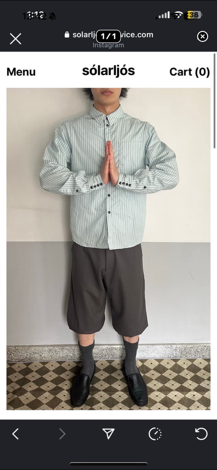 구매) 솔라리오스 셔츠 1사이즈 상품이미지1