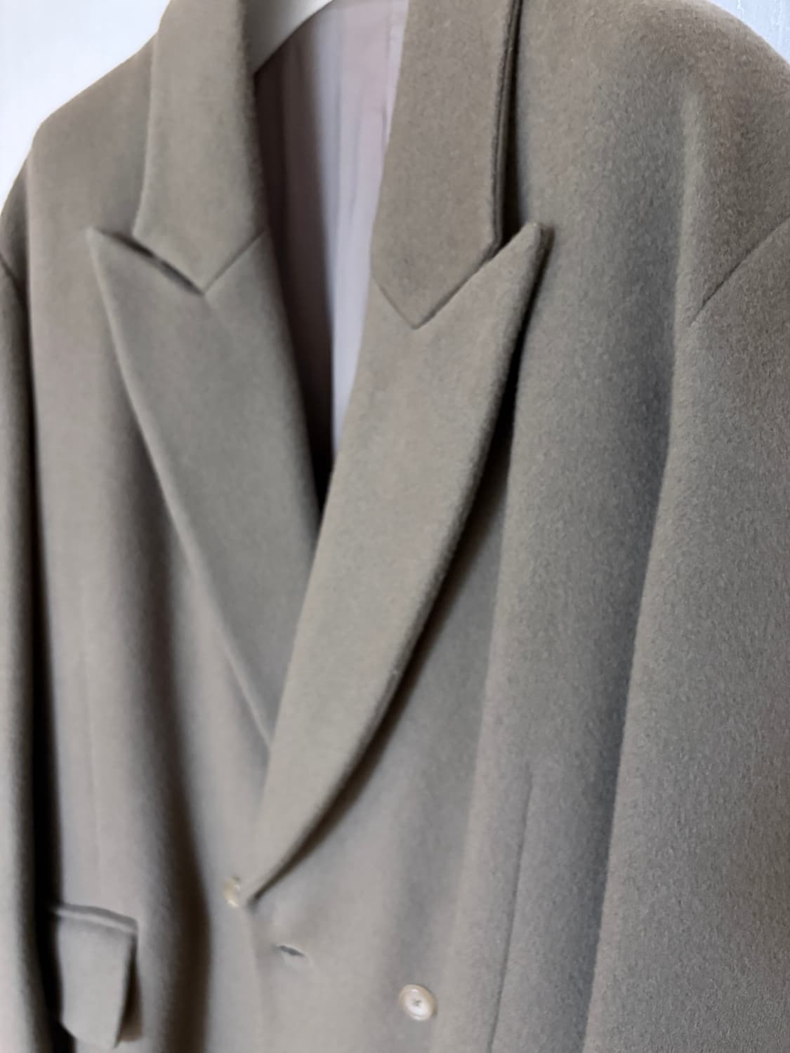 브라운야드 더블 코트 다크베이지 상품이미지3