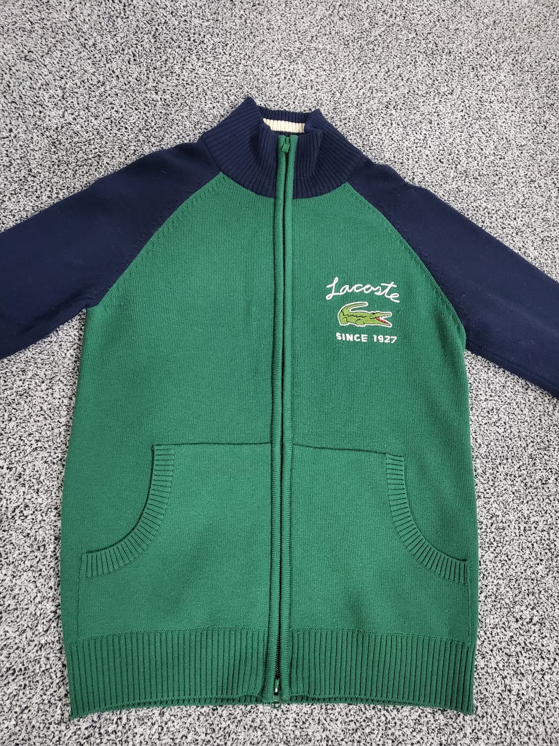 라코스테 니트 집업 상품이미지1