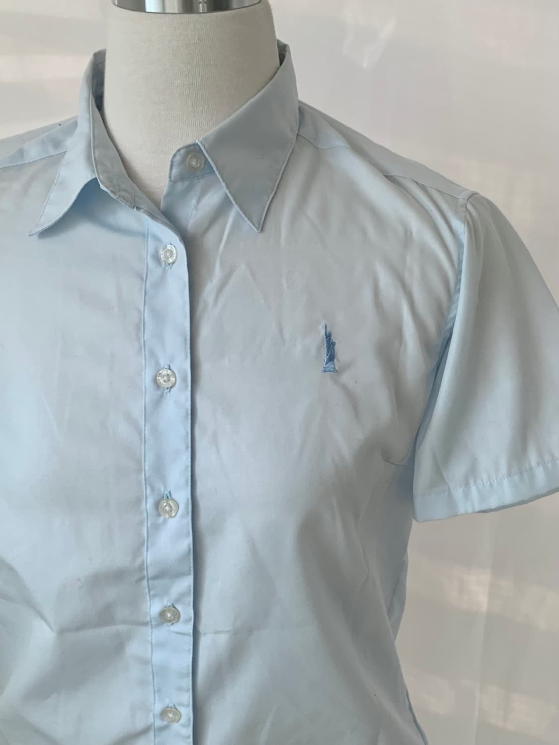 Eastboy 하늘색 반팔 셔츠 상품이미지2