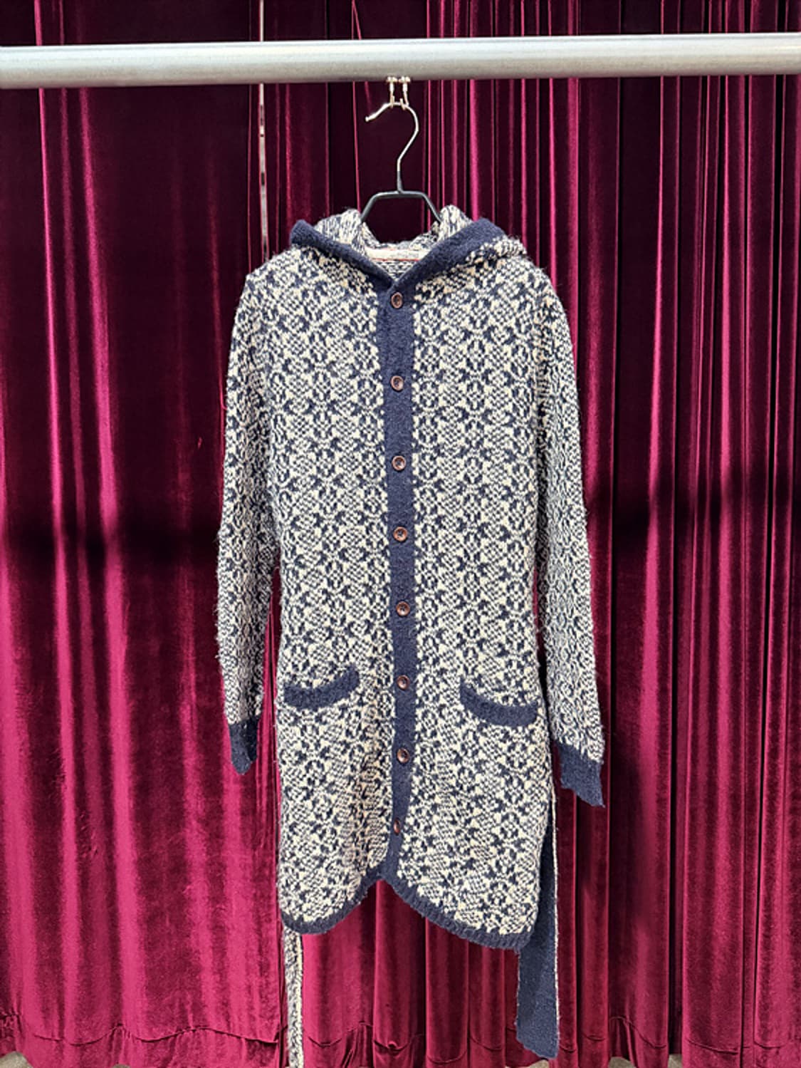 UMII 908 Nordic pattern knit coat 상품이미지1