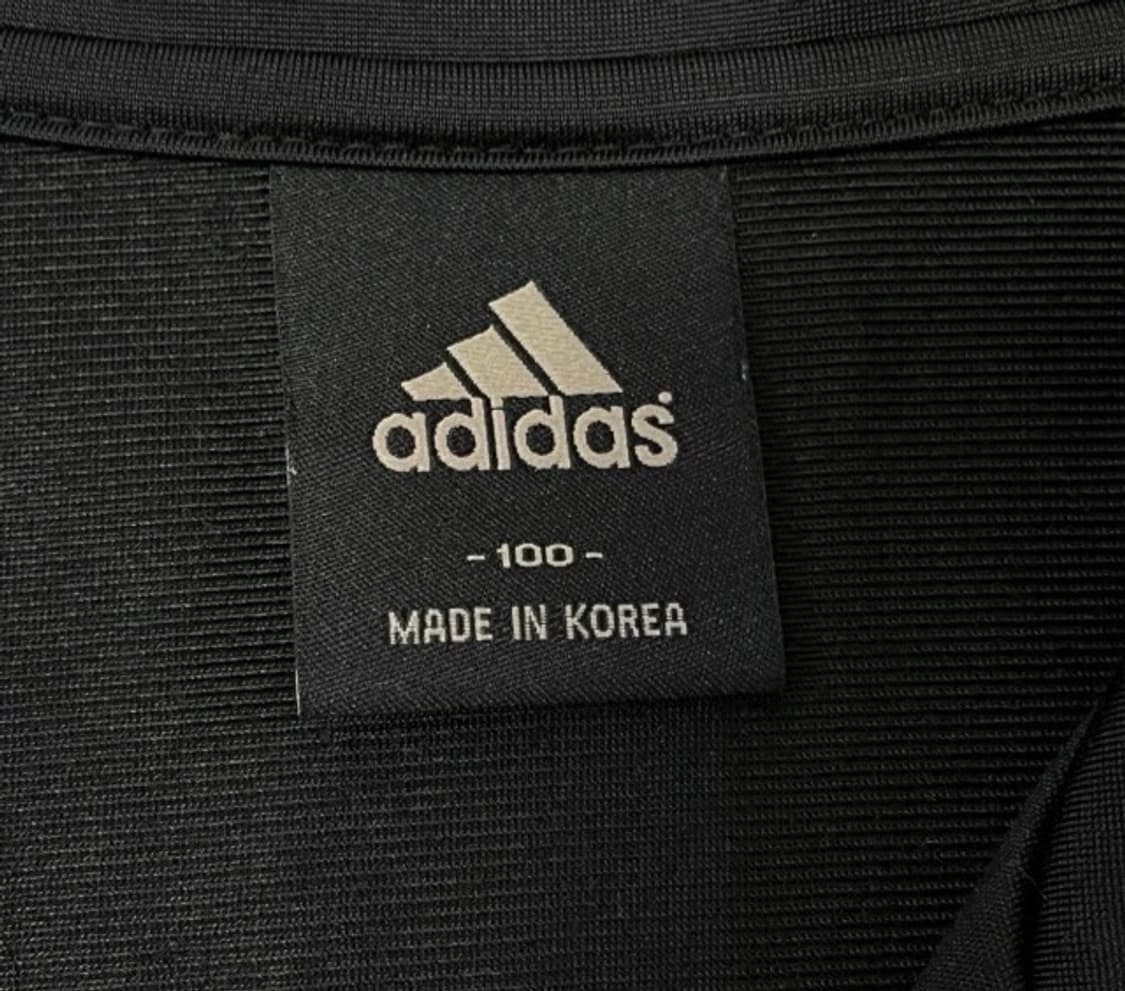 아디다스 블랙 검흰 트랙탑 져지집업 90/S 상품이미지3