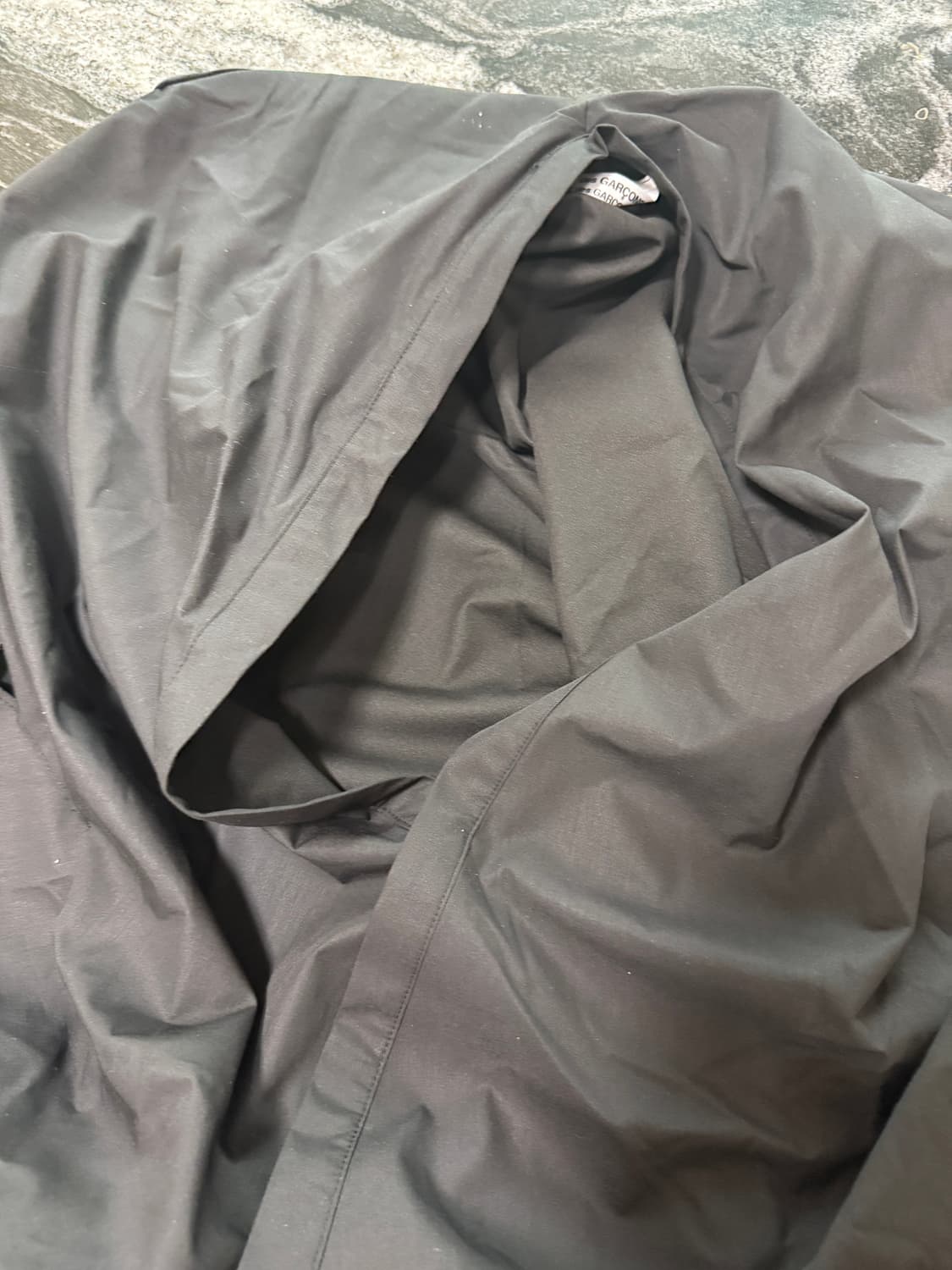 꼼데가르송 유카타 블랙 셔츠 드레스 상품이미지3