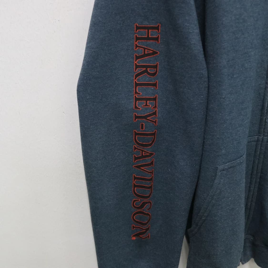 할리데이비슨 백 로고 후드 집업 61845 상품이미지5