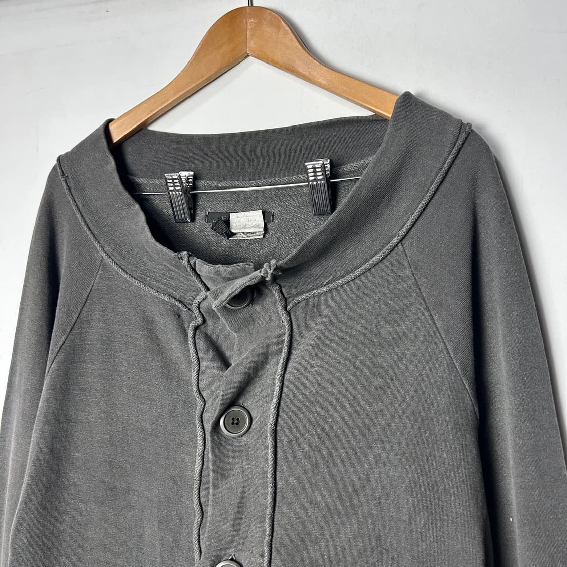 [Yohji Yamamoto] Y’s bis L*IMI 워싱 스웻 가디건 상품이미지2