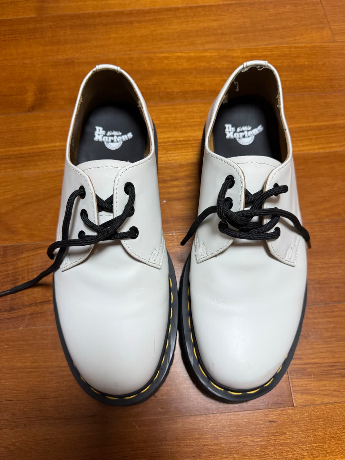 닥터마틴 1461 쿼드 스무스 레더 플랫폼 화이트(280) 상품이미지2