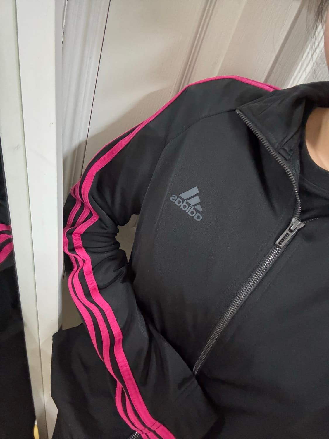 아디다스 검정 핑크 져지 상품이미지7
