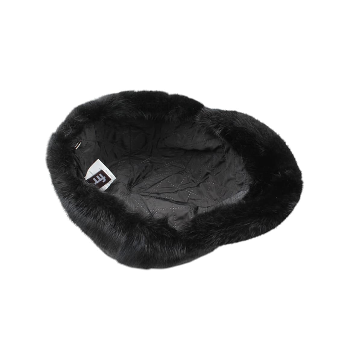frr 블랙 밍크 퍼 캡 모자 상품이미지3