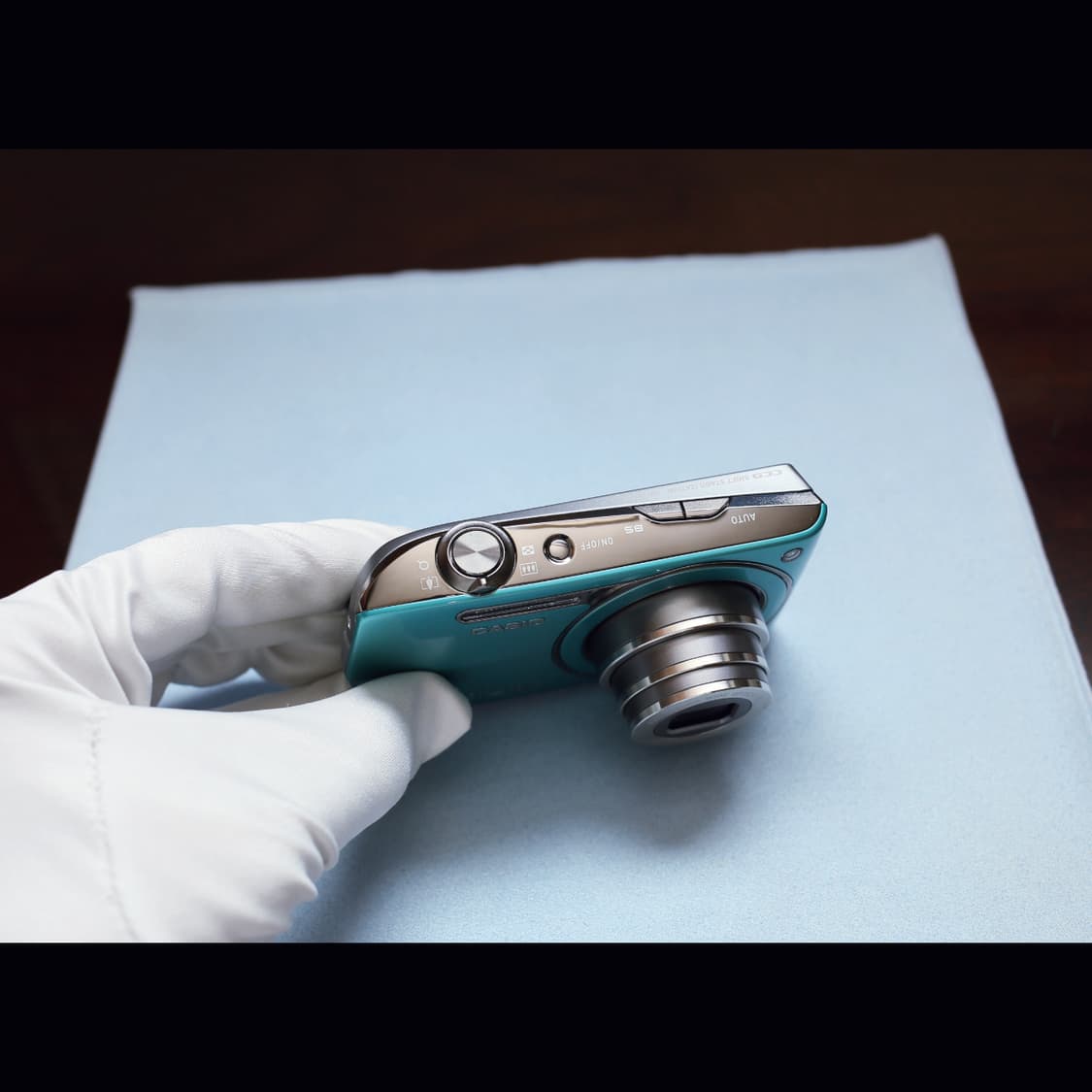 레어<준민트급><아일릿모카>카시오 z2300 민트 블루 빈티지 디카 상품이미지3