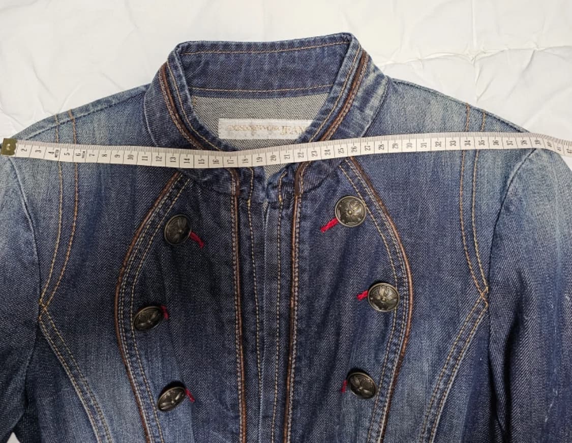 NEWYORK 데님 나폴레옹 밀리터리 자켓   상품이미지5