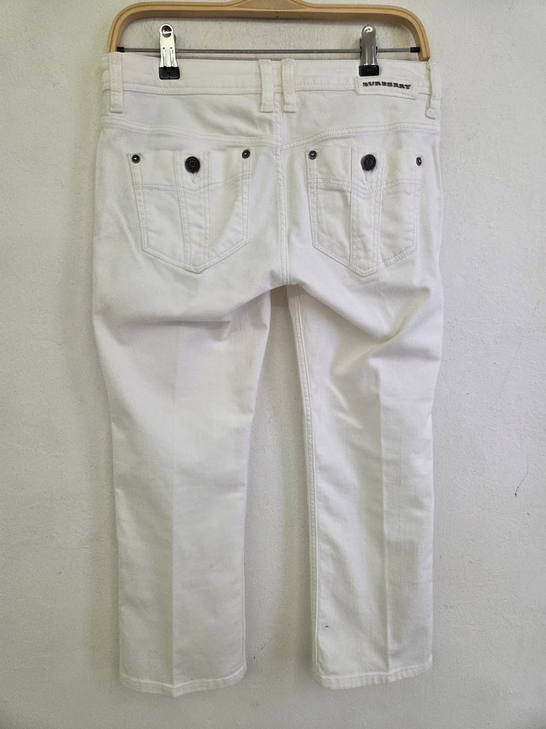버버리 브릿 스키니진 화이트 상품이미지6