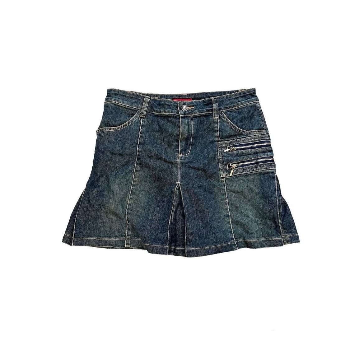 denim mini skirt 상품이미지1