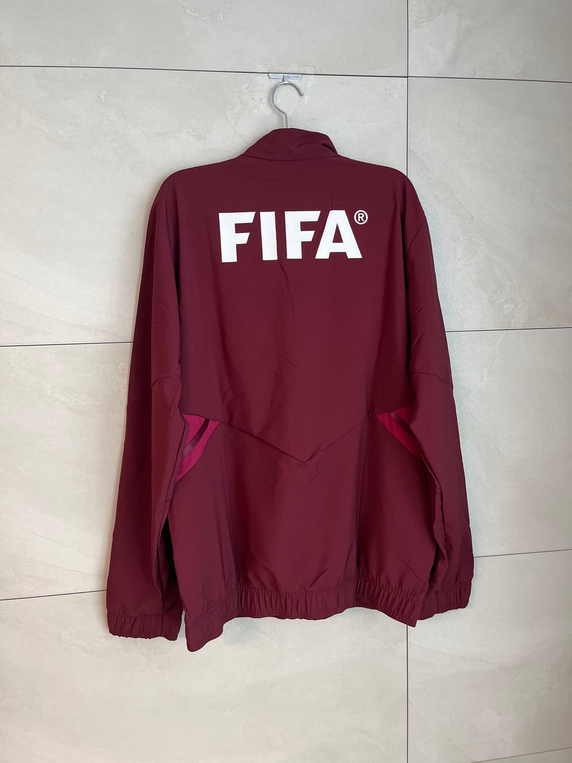 [해외/M] 아디다스 정품 피파 바람막이 버건디  상품이미지4