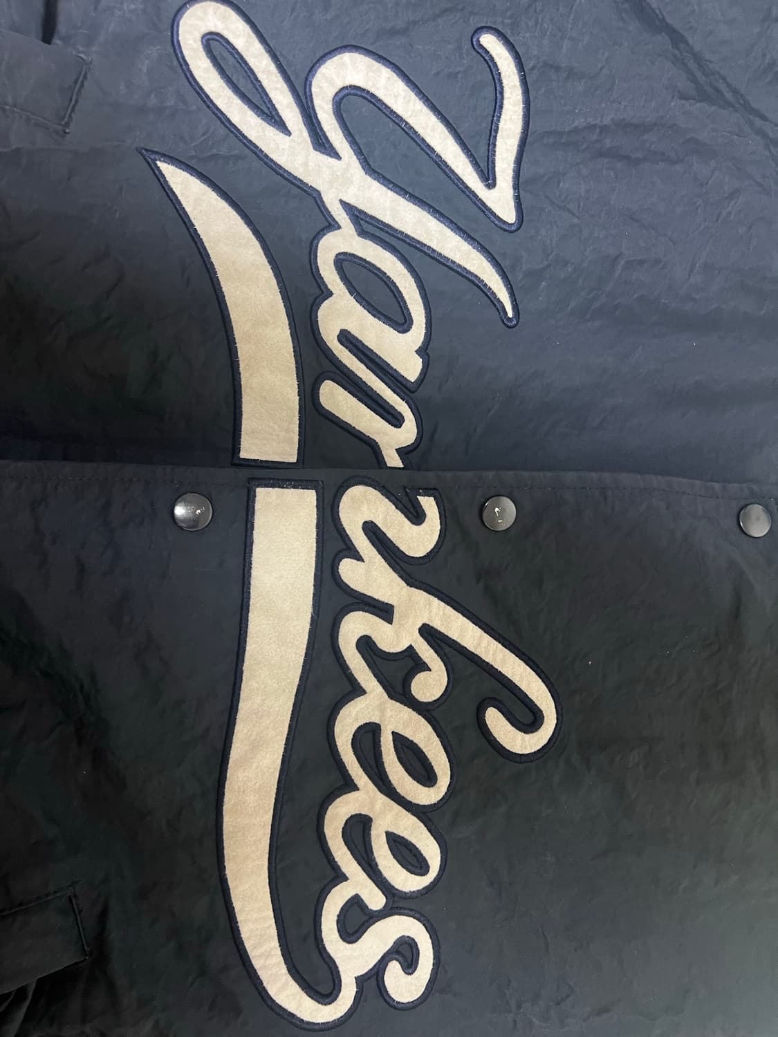 올드스쿨 뉴욕 양키스 봄버 나일론 바시티 자켓 상품이미지4