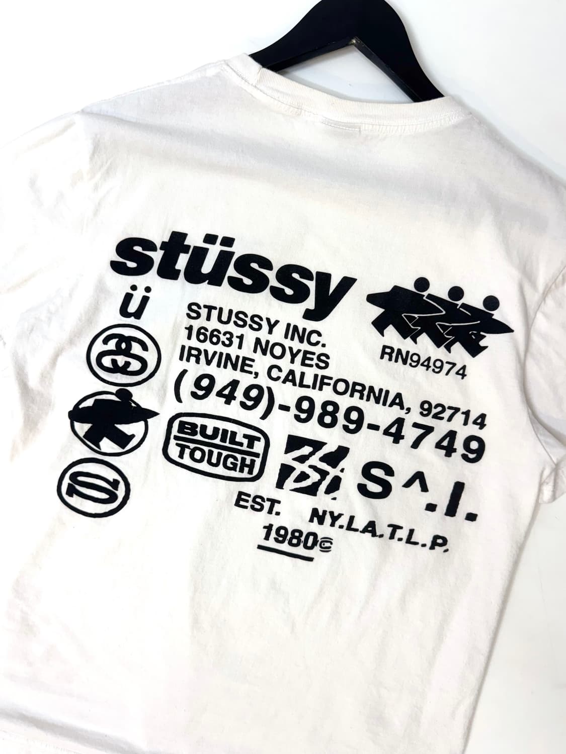 Stussy 스투시 DNA 피그먼트 다이드 티셔츠 내츄럴 상품이미지1