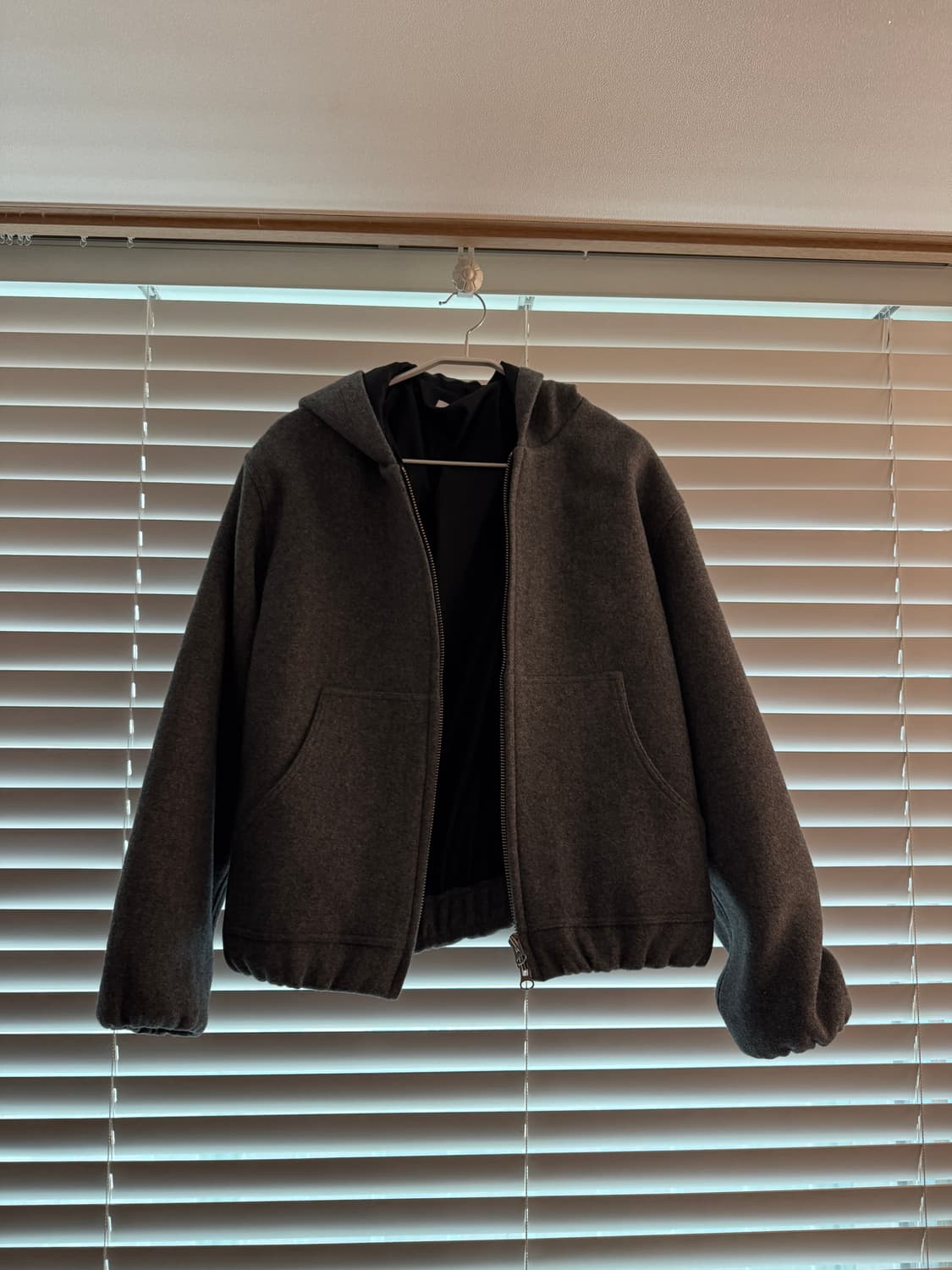 Aieul work hoodie jacket grey 상품이미지1