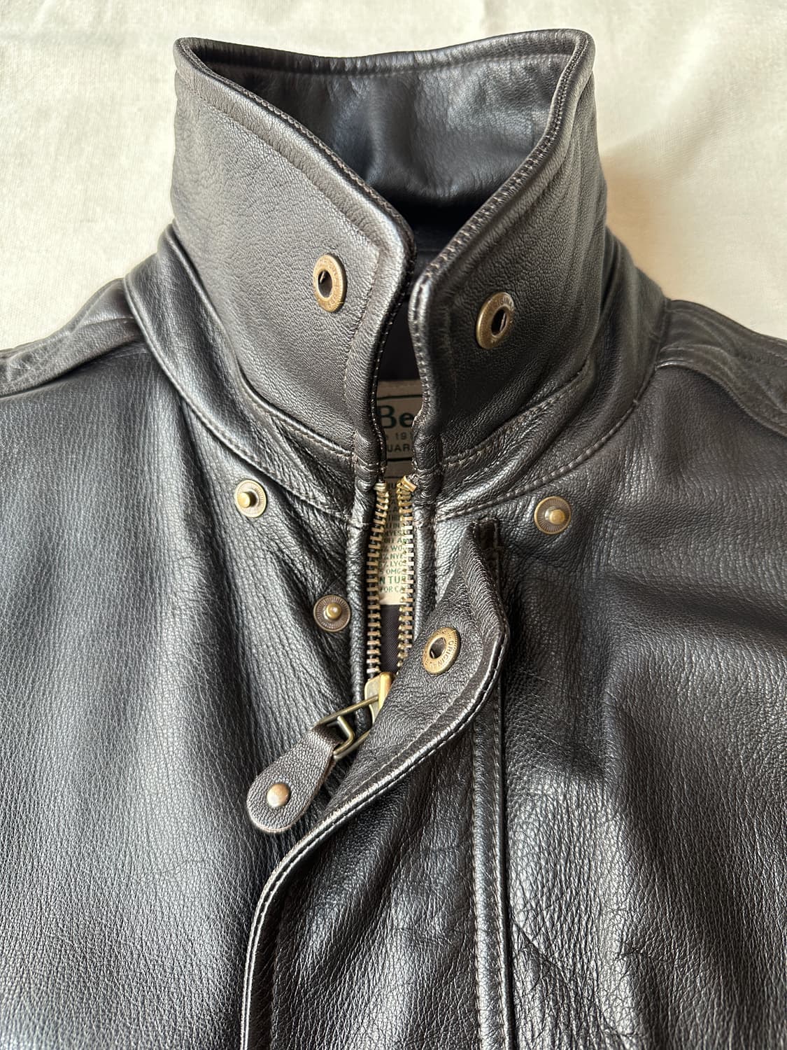 LL Bean 엘엘빈 A2 고트스킨 레더 자켓 M 상품이미지3