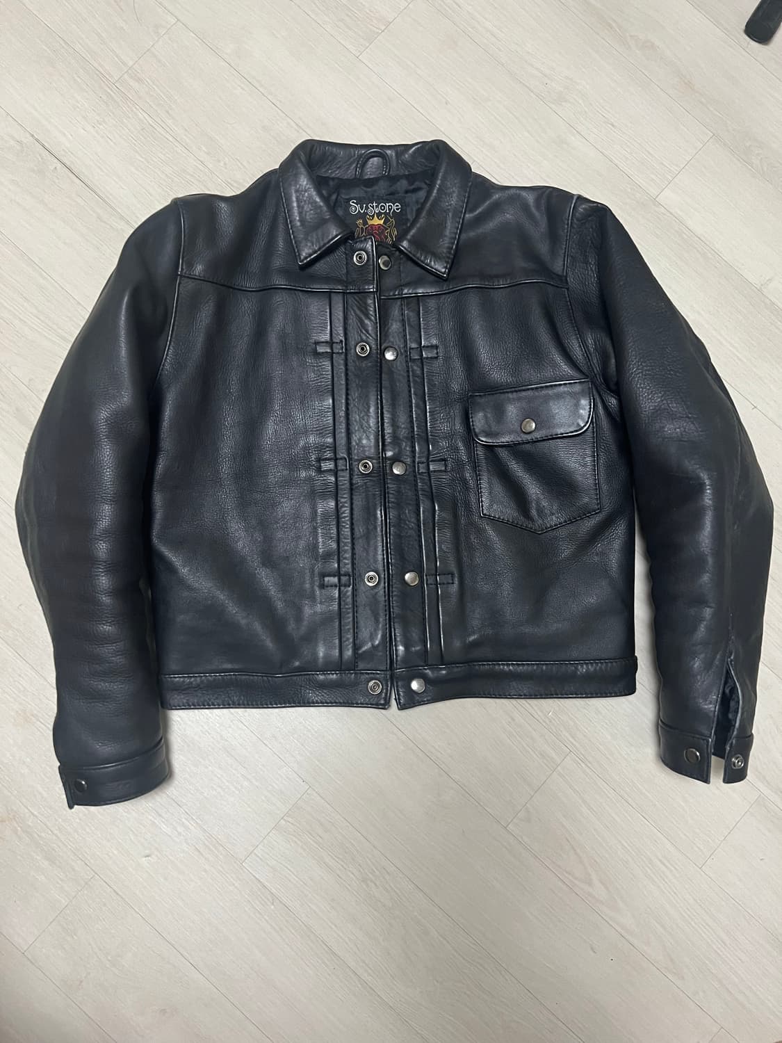 Silver stone 1st type 레더 트러커 자켓 상품이미지1