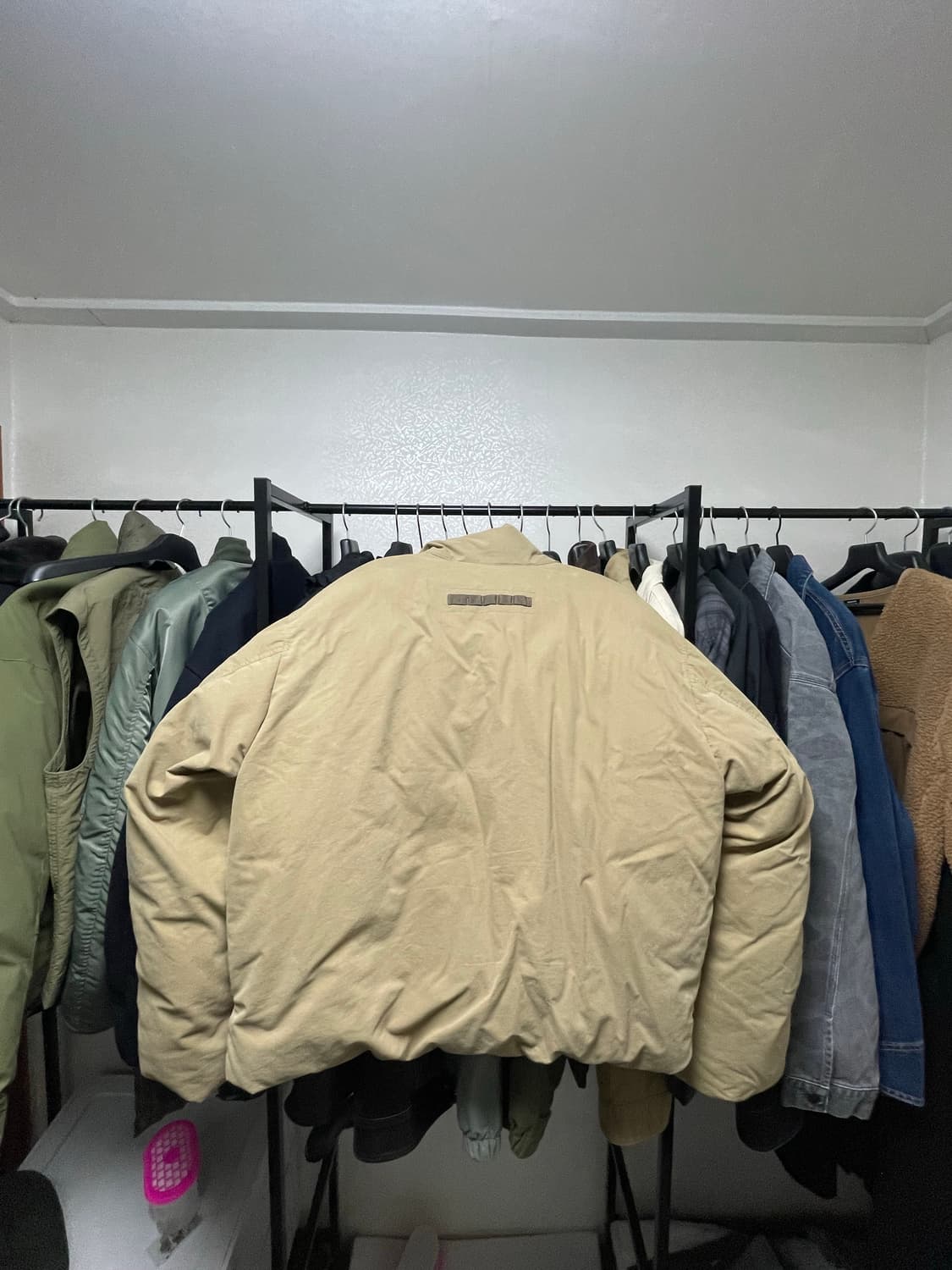 엘무드 가먼트 워시드 다운 푸퍼 베이지 48 상품이미지4