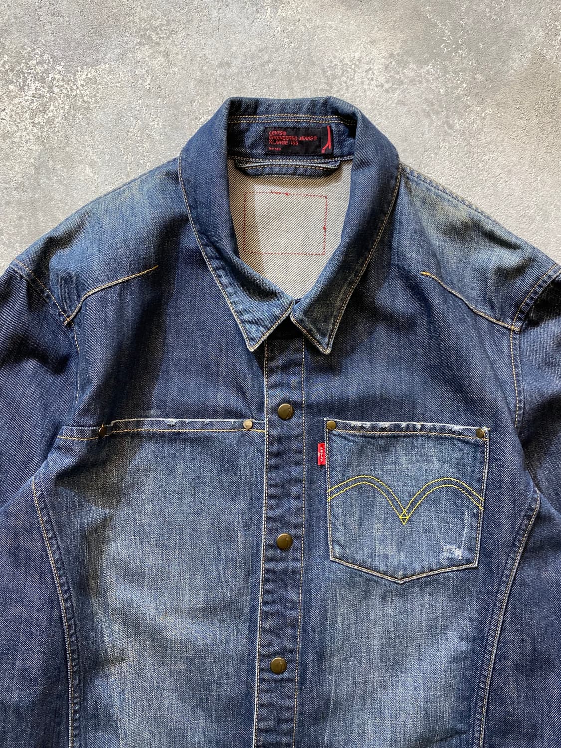 [XL] 00s Levi's 리바이스 엔지니어드 데님자켓 상품이미지2