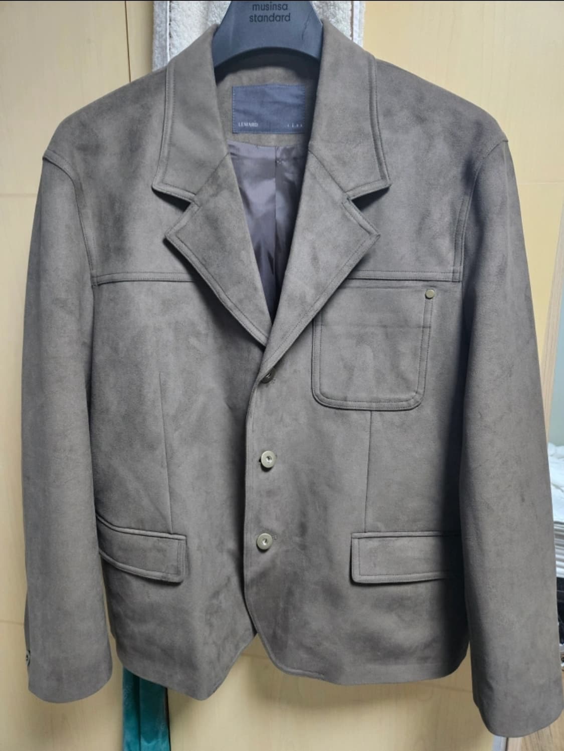 르마드 스웨이드 자켓 블레이저 상품이미지3