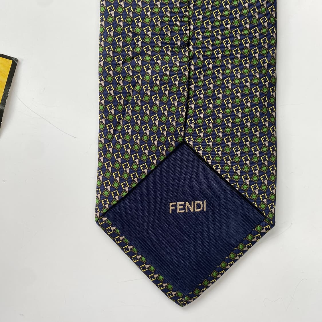 미사용품 택달린 펜디 (FENDI) 모노그램 명품 정품 넥타이 상품이미지7
