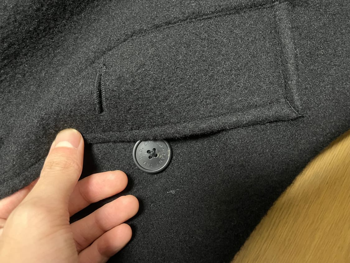 lee 발마칸 울 코트 블랙 S 상품이미지4