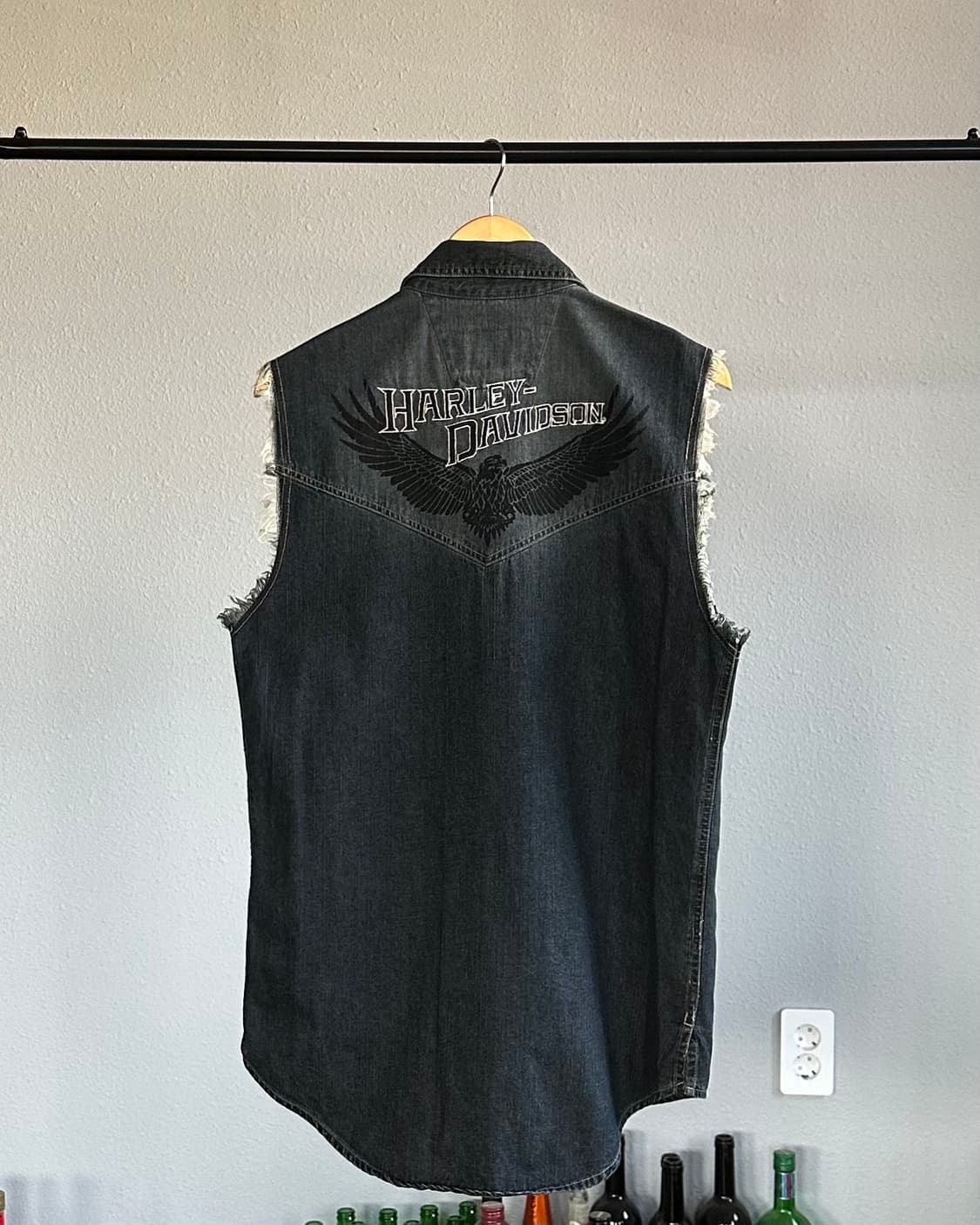 [M]할리 데이비슨 모터싸이클 데님 베스트 조끼 상품이미지2