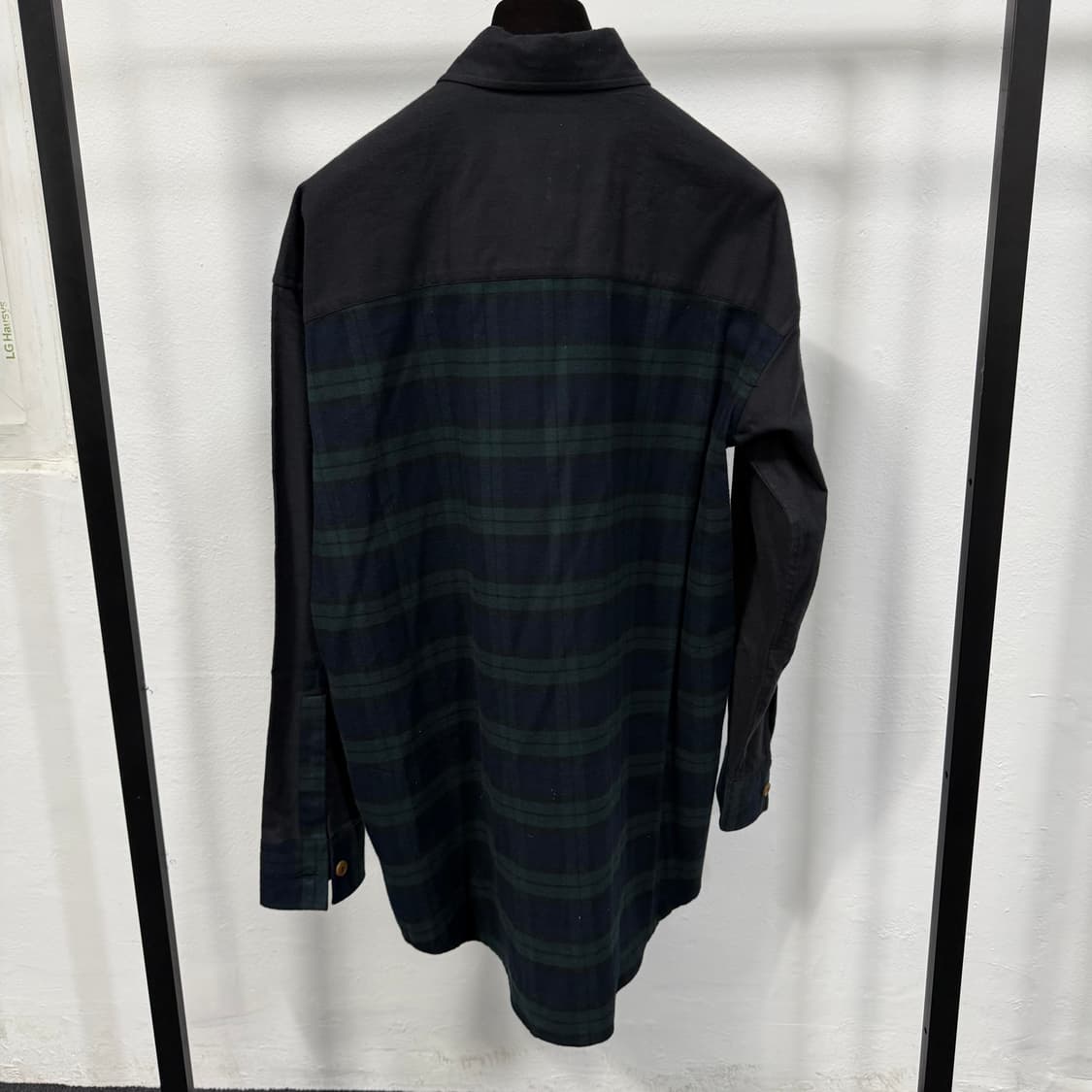 비비안웨스트우드 디테일드 체크 플란넬 포켓 빅 클래식 셔츠  상품이미지6