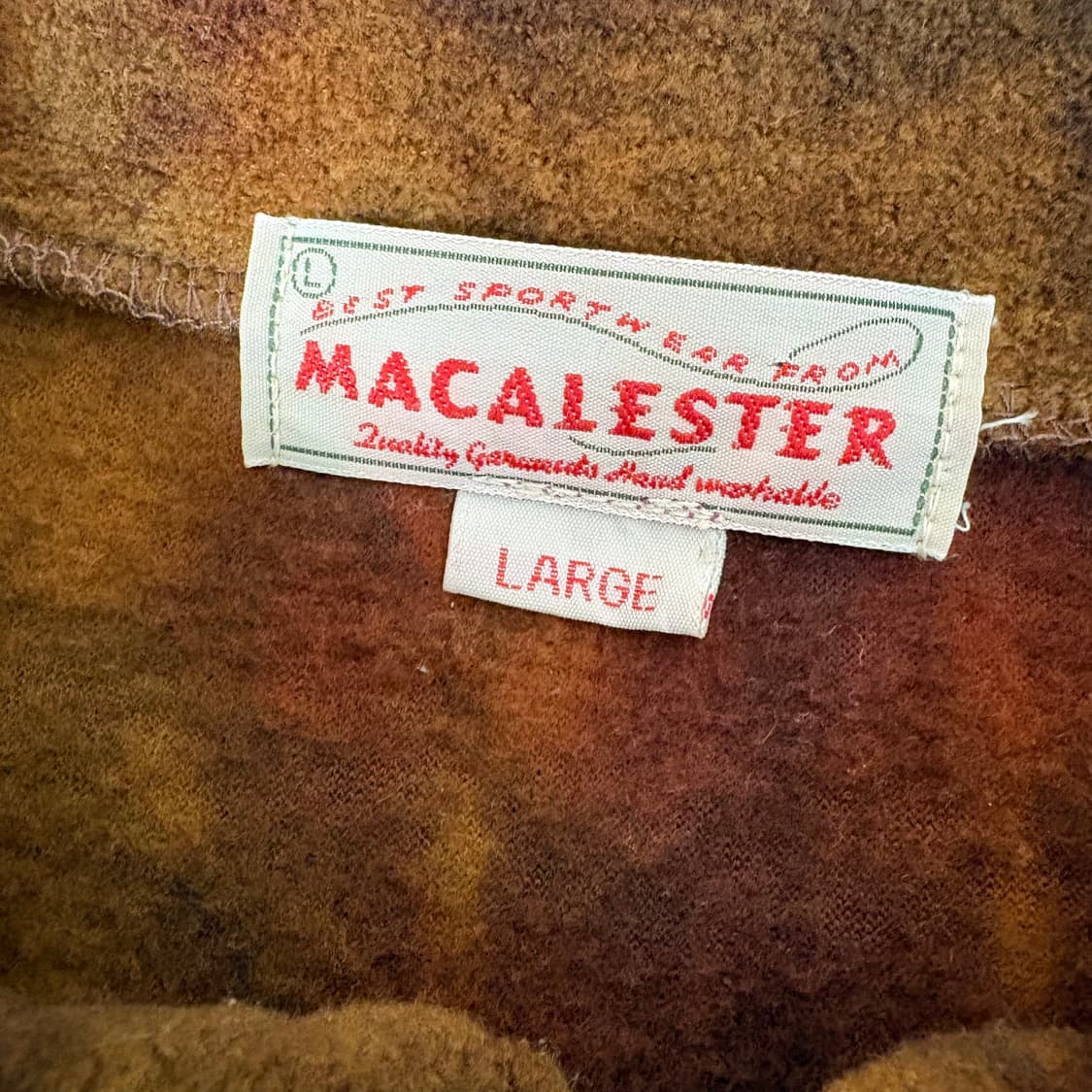 매칼레스터 macalester 마블 워싱 플리스 자켓 상품이미지5