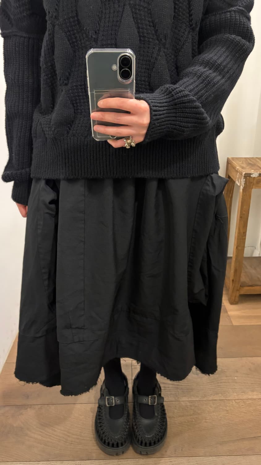 Transformed Hole Detail Volume Skirt 상품이미지4