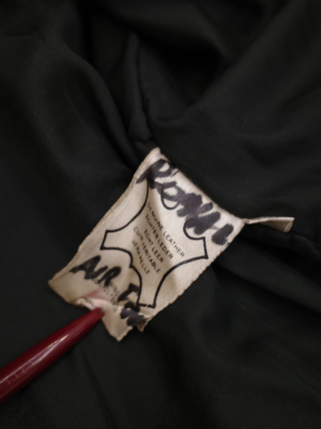 90‘s 보이 런던 가죽 봄버 상품이미지9