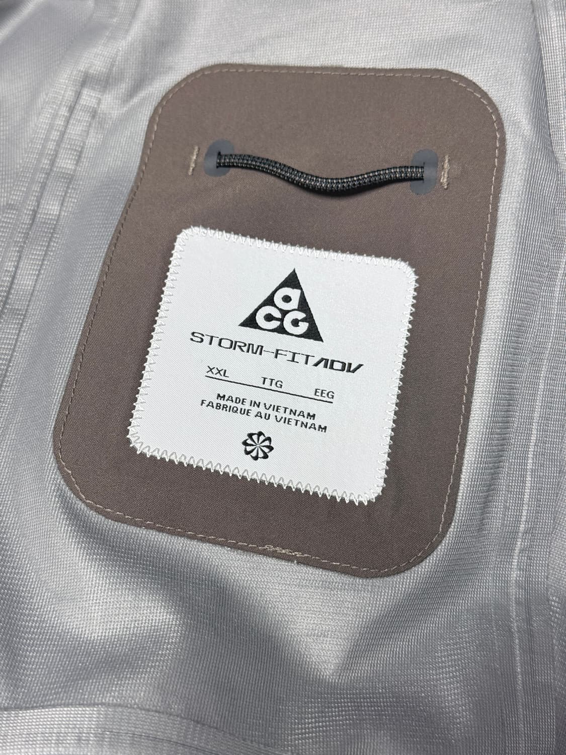 (XXL)ACG 스톰핏 ADV 고어텍스 미저리 릿지 자켓 아이언 스톤 상품이미지4