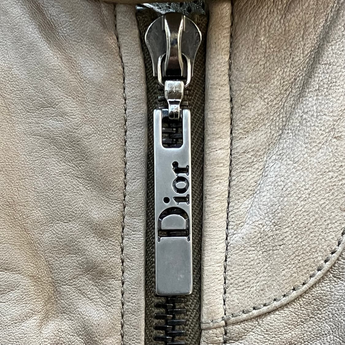 Dior 디올 베이지 양가죽 트렌치 코트 38 상품이미지4