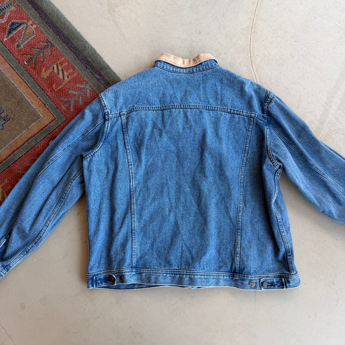 vtg 코듀로이 카라 트러커 자켓 상품이미지4