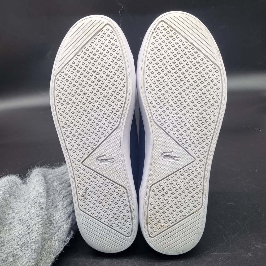 라코스테 네이비 스니커즈 39.5 250 상품이미지3