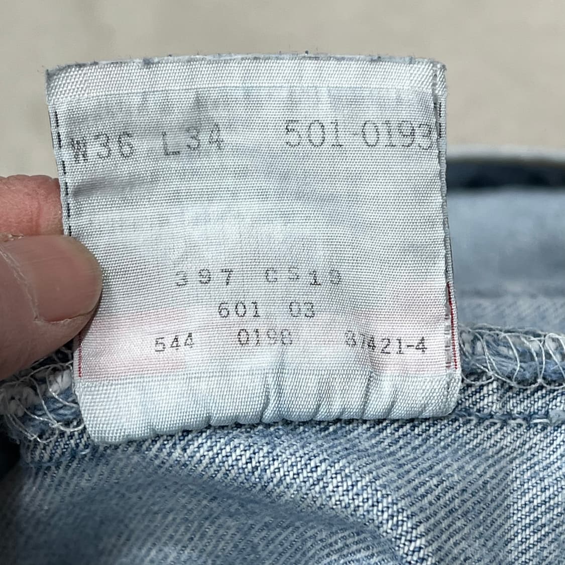 usa 리바이스 501 데님팬츠 s08967 상품이미지10