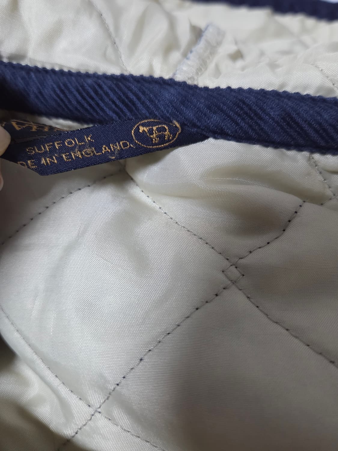 라벤햄 퀄팅 도트 자켓 도트 패딩 상품이미지5