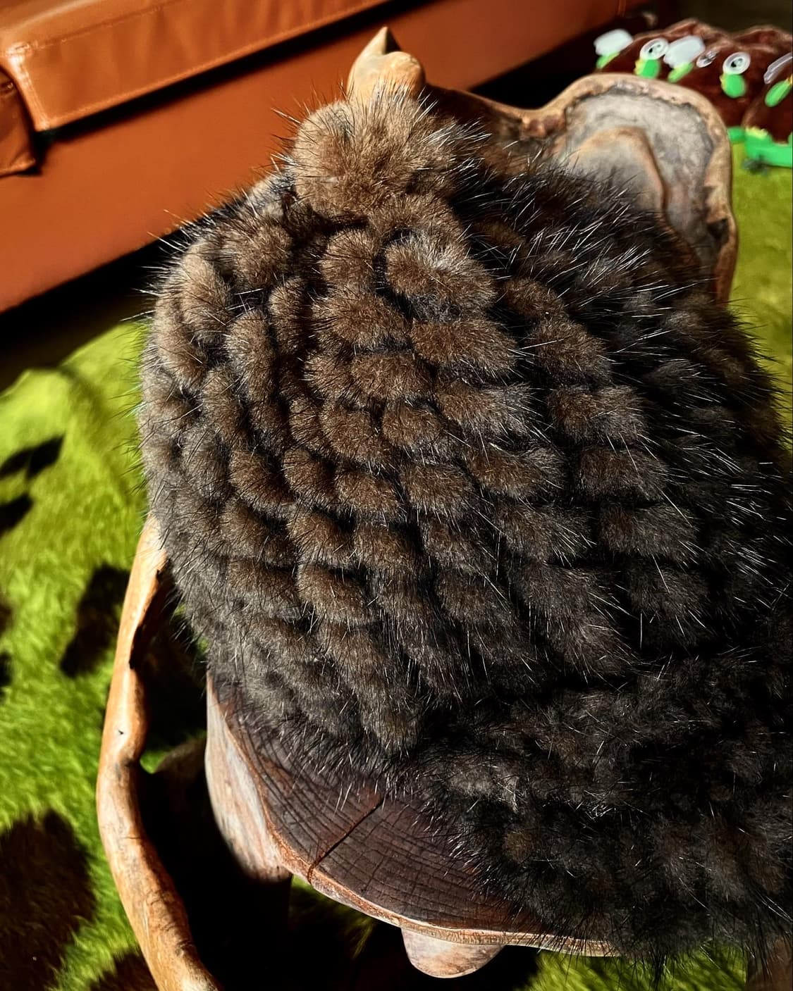 Vintage Real Mink Fur Hat 상품이미지5