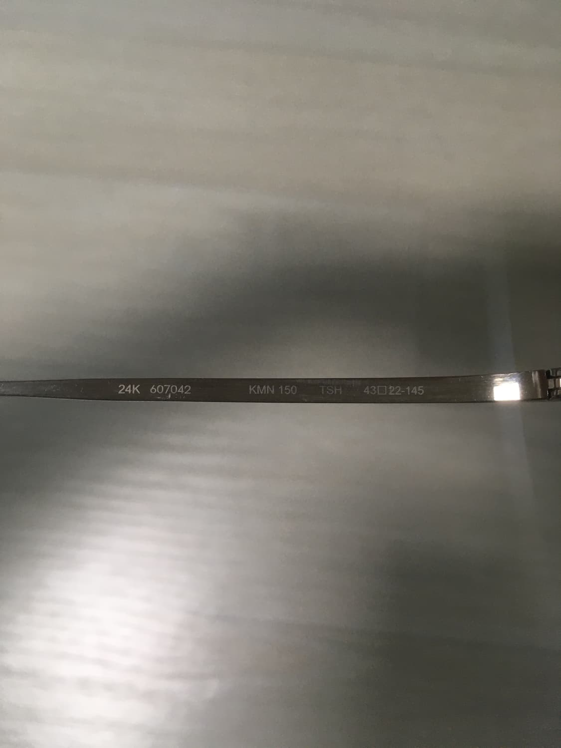 가메마넨 가메만넨 150  KMN-150 메탈 실버 티타늄 안경테 상품이미지7